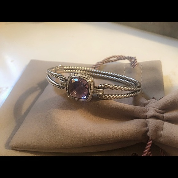 DAVID YURMAN Amethyst Diamond Albion Bracelet - Picture 3 of 8